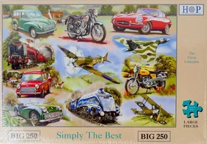 House Of Puzzles GRANDE Puzzle 250 Pezzi 'SEMPLICEMENTE IL MEGLIO' - Clova - NUOVO - Foto 1 di 5