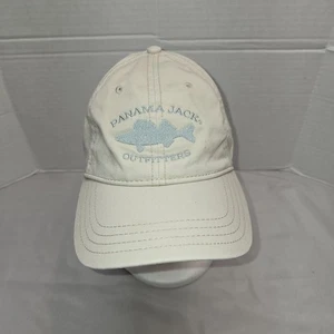 Panama Jack Outfitters Off White Hat Adjustable Strapback EUC - Picture 1 of 6