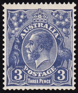 Australia Scott 72a, Die I, Ultramarine (1929) Mint H F-VF, CV $62.50 M - Picture 1 of 1
