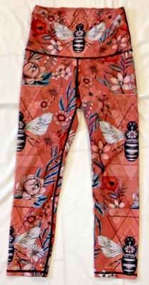 🍒 Yoga Democracia Abeja Polilla Flor Naranja Quemado Hecho con Botellas de Agua Recicladas XS Foto 1 de 4