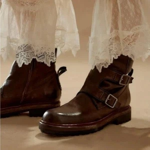 Free People Shiloh Arbeitsstiefel Damen 9 rustikal lässig Farmcore Utility Grunge neu - Bild 1 von 10