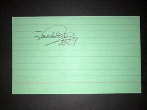 2013 ASTROS: Jorge de Leon, SIGNED 3x5 Card