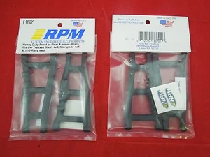 RPM TRAXXAS SLASH STAMPEDE RUSTLER 4X4 NEGRO SUSPENSIÓN DELANTERA + TRASERA BRAZOS EN A VXL - Imagen 1 de 1