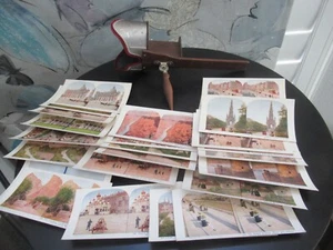Antique Keystone View Co Monarch Stereoscope Viewer From Early 1900's 25 PICTURE - Picture 1 of 22