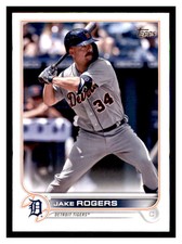 2022 Topps #198 JAKE ROGERS Detroit Tigers ~E8E