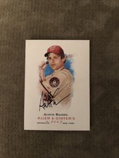2007 Allen&Ginter #3 AUSTIN KEARNS Nationals Auto Card...93 Card Shipping