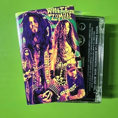 White Zombie ‎– La Sexorcisto: Devil Music Vol. 1 Cassette Tape Heavy Metal Rock Foto 1 de 4