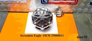 Harley Davidson cassa filtro aria cromata original Screamin Eagle Extreme Chisel - Foto 1 di 19