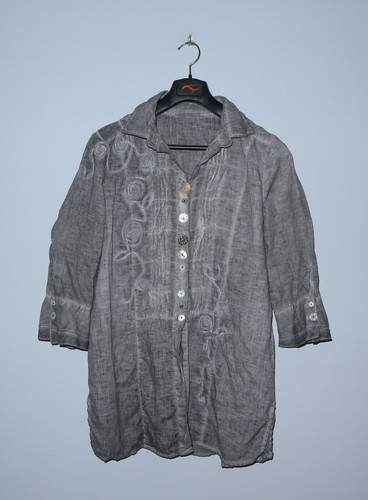 BOTTEGA VENETA Camicia abito da donna BOTTEGA di ELISA CAVALTTI in lino taglia XXL