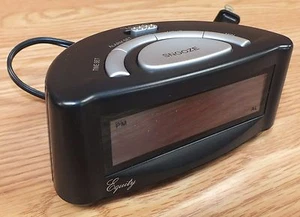 Equity (30007) Easy Set Small Black Alarm Clock w/ Snooze & Battery Backup *READ - Picture 1 of 4