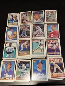 1991 Topps Baseball Near Complete Set 501/792 No Duplicates - Picture 1 of 2