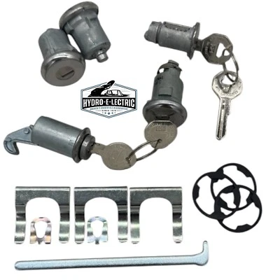 Complete OE Style Lock Set- GM Keys- 1965 Oldsmobile Delta/Dynamic 88 & 98 - Image 1 of 4