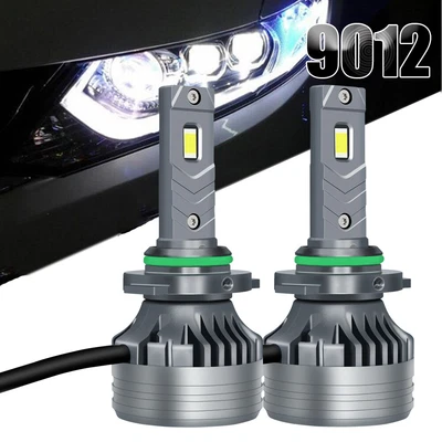 2-sides 9012 LED Headlight Bulb kit High Low Beam 6000K Super Bright power white Foto 1 de 4