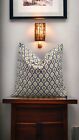 Luxury cushion cover. Velvet ,geometric patern 45x45cm