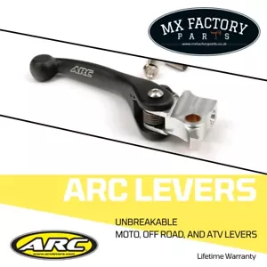 ARC Brake Lever Aluminium Folding Kawasaki KX450 19-23 KX250 21 22 23 24 25 X XC - Picture 1 of 3