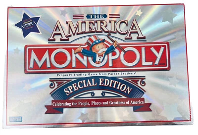 Monopoly The America Special Edition Board Game Parker Bros 2002 New & Sealed! - Image 1 of 4