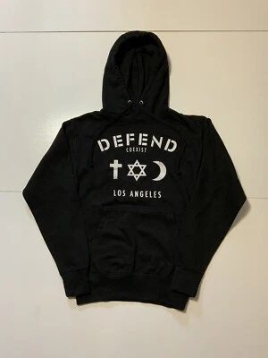 Sudadera con Capucha Defend Paris Coexist Los Angeles Negra Gráfica Polar Talla XS Foto 1 de 4