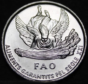 Andorra 1 Centim FAO, 1999 Gem Unc~Angel Carrying Wheat~Only Year~Free Shipping - Picture 1 of 2