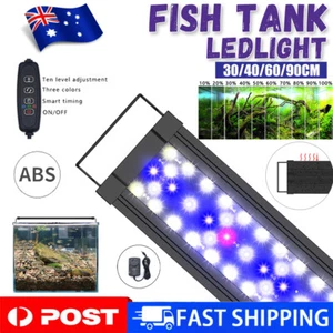 New Aquarium Auto Cycle Stand Light Full Spectrum Aqua Plant Fish Tank LED Lamp - Picture 1 of 28