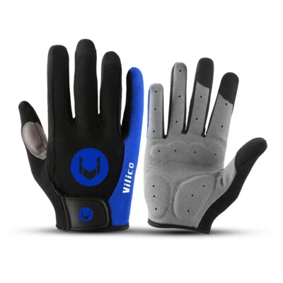 Guantes antideslizantes transpirables con almohadilla de gel de medio dedo para hombre para bicicleta al aire libre ciclismo EE. UU. Foto 1 de 4