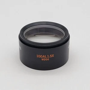 Olympus Stereo Microscope Objective 100AL1.5x WD56 1.5x Lens - Picture 1 of 3