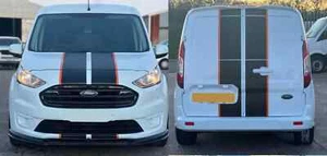 Ford Transit Connect Graphics Bonnet and Rear Door Pin Stripes Decals - Picture 1 of 6