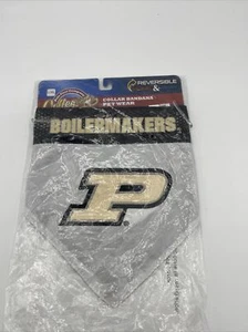 Pets First Collegiate Purdue Boilermakers Reversible Dog Collar Bandana L / XL - Picture 1 of 3