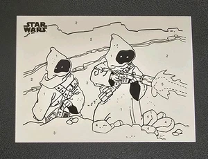 2025 Topps Chrome Star Wars CP-12 JAWAS By The Number Insert - Picture 1 of 2