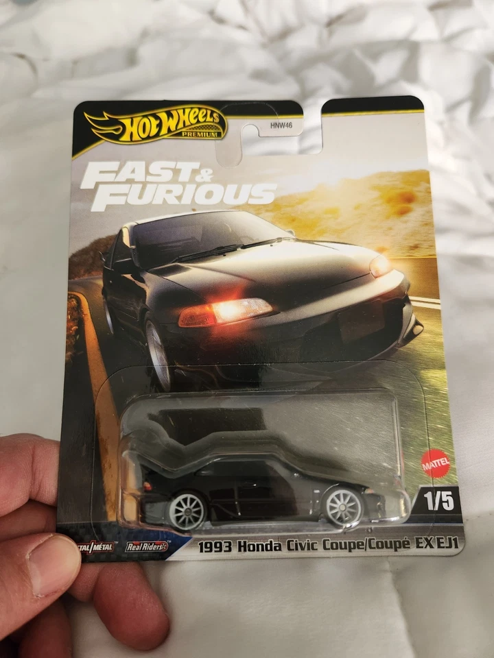 2025 Hot Wheels Premium Fast & Furious 1993 Honda Civic Coupe EX EJ1 NEW - Image 1 of 1