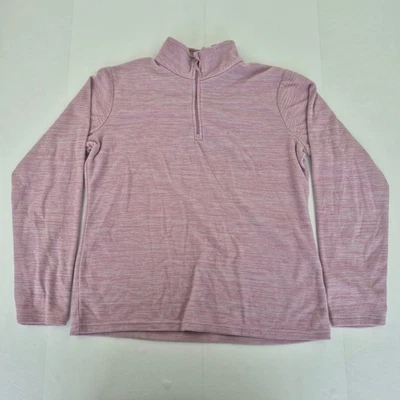 MOUNTAIN WAREHOUSE Fleece 14 Rosa Mujer Cálido Exterior 1/4 Cremallera Jumper - Imagen 1 de 4