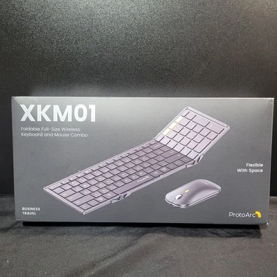Protoarc XKM01 Foldable Full Size Wireless Keyboard & Mouse Combo - Image 1 of 4