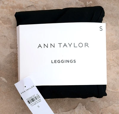 NEW Ann Taylor Classic Pull-On Leggings Women's Size S, Black *Old Stock* - Image 1 of 4