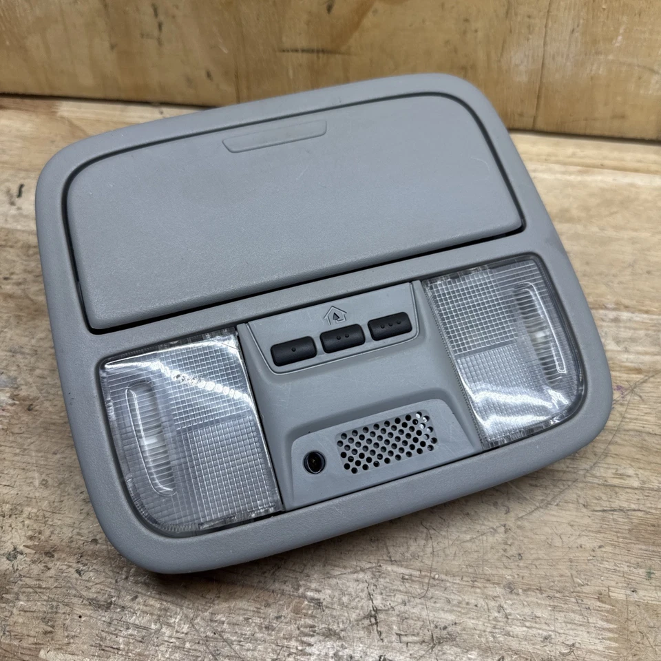 2005-10 HONDA ODYSSEY PILOT ACCORD OVERHEAD MAP DOME LIGHT W/ CUBBY Gray Foto 1 de 4