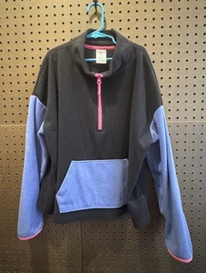 Girls Athletic Works Microfleece Pullover Sweatshirt Top Size L (10-12) - Picture 1 of 4