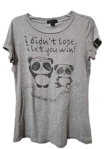 Junior's twentyone Graphic T-Shirt Gray - Size: L - Picture 1 of 14
