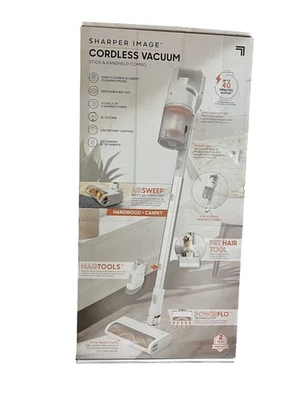 Sharper Image Cordless Vac Stick Hand Combo  40 Min Runtime 350W Pet Hair Tool + - Image 1 of 4