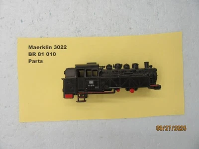 HO - Marklin Spares - 3032 Steam Loco Shell only BR81 010 DB - Image 1 of 4