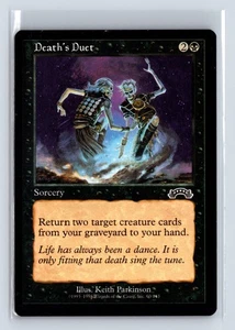 DEATH'S DUET – MTG Magic the Gathering Card – Exodus – Common - Picture 1 of 6