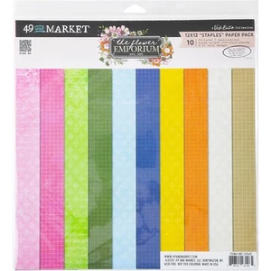 49 & Market The Flower Emporium 12x12 Staples Collection Pk VBF-31065 by Vicki B - Picture 1 of 2