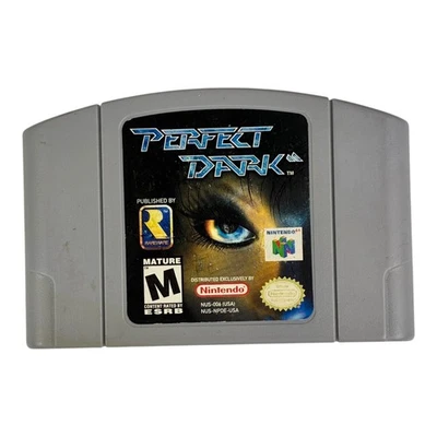 Perfect Dark Nintendo 64 (N64) Authentic Tested Works - Image 1 of 4
