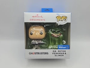 Hallmark Funko Pop! Adorno de Navidad Cazafantasmas Dr Peter Venkman & Slimer - Imagen 1 de 6