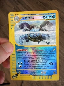 Blastoise Reverse Holo 037/165 Expedition Base Set - Picture 1 of 6