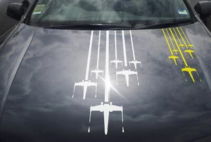 Star Wars X-Wing Squad Starwars Decal Sticker Car Hood Strip Wall Laptop - Picture 1 of 2