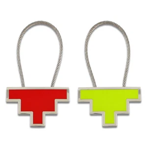 ACME Studio "Single Pixel" doppelseitiger Schlüsselanhänger von Designer GABRIELLE LEWIN - Bild 1 von 4