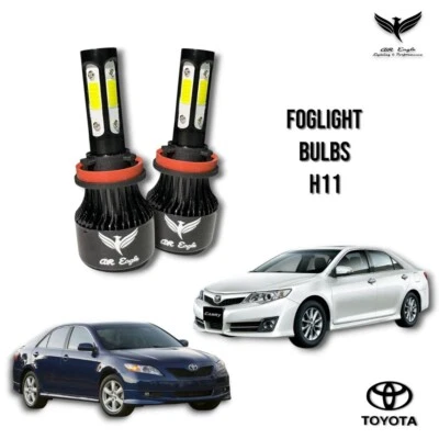 2007-2014 Toyota Camry светодиодные противотуманные лампы H11 цвет белый 6500K 8000Lms - Изображение 1 из 4