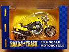 MAISTO Road & Track - 1/18 Scale Motorcycle Yellow Moto Guzzi V10 Centauro 