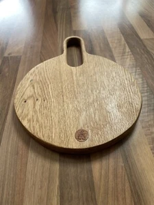 Tabla de servir de roble - encantadora forma de pizza circular - Imagen 1 de 5