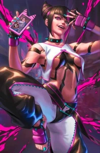 STREET FIGHTER MASTERS GAME GALS #1 - EJIKURE VARIANTE VIRGEN CUBIERTA LIMITADA 500 CASI NUEVO+ - Imagen 1 de 4