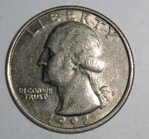 YOU PICK ANY 5 FOR $5 + FREE SHIPPING - 1992 - P Mint - Washington Quarter Cover