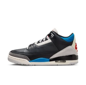 Nike Air Jordan 3 Retro Rare Air Black Chile Red Neutral Grey IB8967-004 Men - Picture 1 of 7
